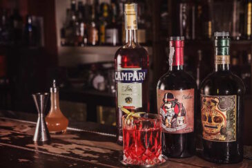 Negroni del Professore Negroni del Professore drink at the Jerry Thomas Project in Rome